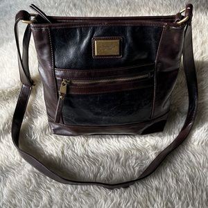 Tignanello Black Leather Bag